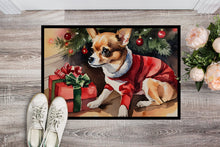 Load image into Gallery viewer, Chihuahua Cozy Christmas Doormat - Large 24x36 – Indoor/Outdoor Floor Mat with Artistic Flair