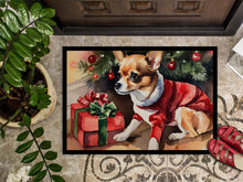 Load image into Gallery viewer, Chihuahua Cozy Christmas Doormat - Large 24x36 – Indoor/Outdoor Floor Mat with Artistic Flair