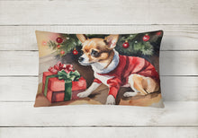 Load image into Gallery viewer, Chihuahua Cozy Christmas Throw Pillow