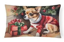Load image into Gallery viewer, Chihuahua Cozy Christmas Throw Pillow