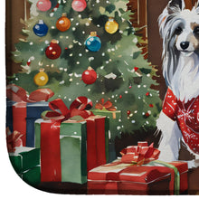 Load image into Gallery viewer, Chinese Crested Cozy Christmas Dish Drying Mat