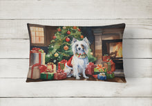 Load image into Gallery viewer, Chinese Crested Cozy Christmas Throw Pillow