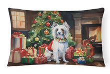 Load image into Gallery viewer, Chinese Crested Cozy Christmas Throw Pillow