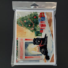 Load image into Gallery viewer, Chow Chow Cozy Christmas Greeting Cards - Blank Note Cards – 8-Pack of Artist-Designed Cards with Envelopes
