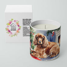 Load image into Gallery viewer, Cocker Spaniel Cozy Christmas Decorative Soy Candle