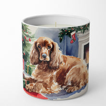 Load image into Gallery viewer, Cocker Spaniel Cozy Christmas Decorative Soy Candle