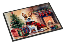 Load image into Gallery viewer, Corgi Cozy Christmas Doormat - 18X27 Indoor / Outdoor Rug | Made in USA