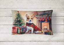 Load image into Gallery viewer, Corgi Cozy Christmas Throw Pillow