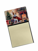 Load image into Gallery viewer, Corgi Cozy Christmas Sticky Note Holder- Refiilable Desk Accessory Note Pad