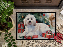Load image into Gallery viewer, Coton De Tulear Cozy Christmas Doormat - Large 24x36 – Indoor/Outdoor Floor Mat with Artistic Flair