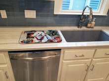 Load image into Gallery viewer, Coton De Tulear Cozy Christmas Dish Drying Mat