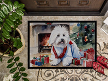 Load image into Gallery viewer, Coton De Tulear Cozy Christmas Doormat - 18X27 Indoor / Outdoor Rug | Made in USA