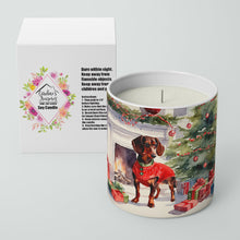 Load image into Gallery viewer, Dachshund Cozy Christmas Decorative Soy Candle