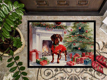 Load image into Gallery viewer, Dachshund Cozy Christmas Doormat - Large 24x36 – Indoor/Outdoor Floor Mat with Artistic Flair
