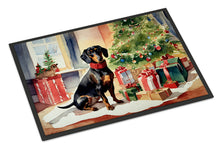 Load image into Gallery viewer, Dachshund Cozy Christmas Doormat - Large 24x36 – Indoor/Outdoor Floor Mat with Artistic Flair
