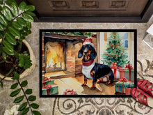 Load image into Gallery viewer, Dachshund Cozy Christmas Doormat - 18X27 Indoor / Outdoor Rug | Made in USA
