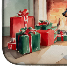 Load image into Gallery viewer, Doberman Pinscher Cozy Christmas Dish Drying Mat