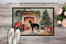 Load image into Gallery viewer, Doberman Pinscher Cozy Christmas Doormat