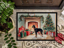 Load image into Gallery viewer, Doberman Pinscher Cozy Christmas Doormat