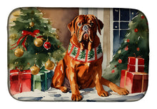 Load image into Gallery viewer, Dogue de Bordeaux Cozy Christmas Dish Drying Mat