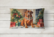 Load image into Gallery viewer, Dogue de Bordeaux Cozy Christmas Throw Pillow