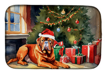 Load image into Gallery viewer, Dogue de Bordeaux Cozy Christmas Dish Drying Mat
