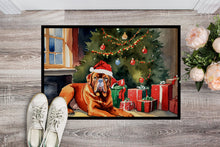 Load image into Gallery viewer, Dogue de Bordeaux Cozy Christmas Doormat - Large 24x36 – Indoor/Outdoor Floor Mat with Artistic Flair