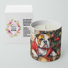 Load image into Gallery viewer, English Bulldog Cozy Christmas Decorative Soy Candle