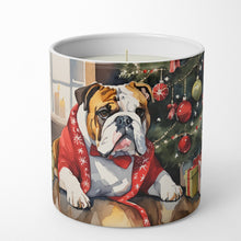 Load image into Gallery viewer, English Bulldog Cozy Christmas Decorative Soy Candle