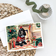 Load image into Gallery viewer, English Cocker Spaniel Cozy Christmas Greeting Cards - Blank Note Cards – 8-Pack of Artist-Designed Cards with Envelopes