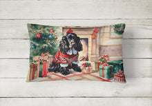 Load image into Gallery viewer, English Cocker Spaniel Cozy Christmas Throw Pillow