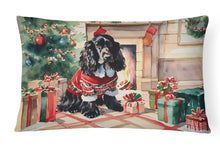 Load image into Gallery viewer, English Cocker Spaniel Cozy Christmas Throw Pillow