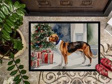 Load image into Gallery viewer, English Foxhound Cozy Christmas Doormat - Large 24x36 – Indoor/Outdoor Floor Mat with Artistic Flair