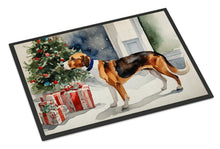 Load image into Gallery viewer, English Foxhound Cozy Christmas Doormat - Large 24x36 – Indoor/Outdoor Floor Mat with Artistic Flair