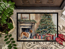 Load image into Gallery viewer, English Foxhound Cozy Christmas Doormat - Large 24x36 – Indoor/Outdoor Floor Mat with Artistic Flair