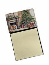 Load image into Gallery viewer, English Foxhound Cozy Christmas Sticky Note Holder- Refiilable Desk Accessory Note Pad
