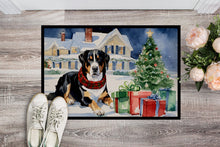 Load image into Gallery viewer, Entlebucher Mountain Dog Cozy Christmas Doormat