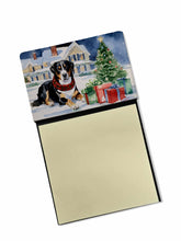 Load image into Gallery viewer, Entlebucher Mountain Dog Cozy Christmas Sticky Note Holder- Refiilable Desk Accessory Note Pad