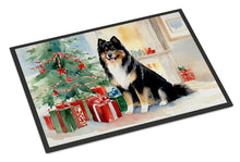 Load image into Gallery viewer, Finnish Lapphund Cozy Christmas Doormat - Large 24x36 – Indoor/Outdoor Floor Mat with Artistic Flair