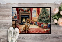 Load image into Gallery viewer, Finnish Spitz Cozy Christmas Doormat - Large 24x36 – Indoor/Outdoor Floor Mat with Artistic Flair
