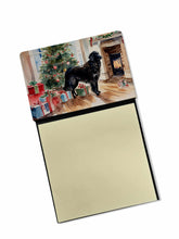Load image into Gallery viewer, Flat-Coated Retriever Cozy Christmas Sticky Note Holder- Refiilable Desk Accessory Note Pad