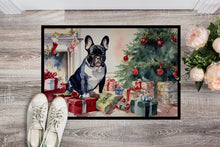 Load image into Gallery viewer, French Bulldog Cozy Christmas Doormat - Large 24x36 – Indoor/Outdoor Floor Mat with Artistic Flair