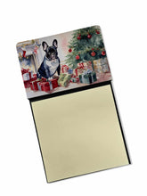 Load image into Gallery viewer, French Bulldog Cozy Christmas Sticky Note Holder- Refiilable Desk Accessory Note Pad