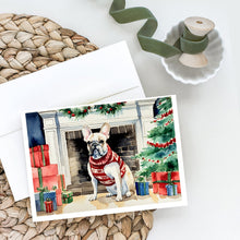 Load image into Gallery viewer, French Bulldog Cozy Christmas Greeting Cards - Blank Note Cards – 8-Pack of Artist-Designed Cards with Envelopes
