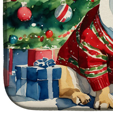 Load image into Gallery viewer, French Bulldog Cozy Christmas Dish Drying Mat