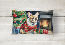 Load image into Gallery viewer, French Bulldog Cozy Christmas Throw Pillow