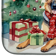 Load image into Gallery viewer, German Shepherd Cozy Christmas Dish Drying Mat