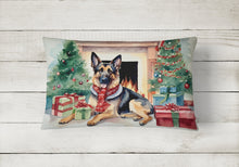 Load image into Gallery viewer, German Shepherd Cozy Christmas Throw Pillow