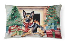 Load image into Gallery viewer, German Shepherd Cozy Christmas Throw Pillow