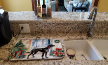 Load image into Gallery viewer, German Shorthaired Pointer Cozy Christmas Dish Drying Mat